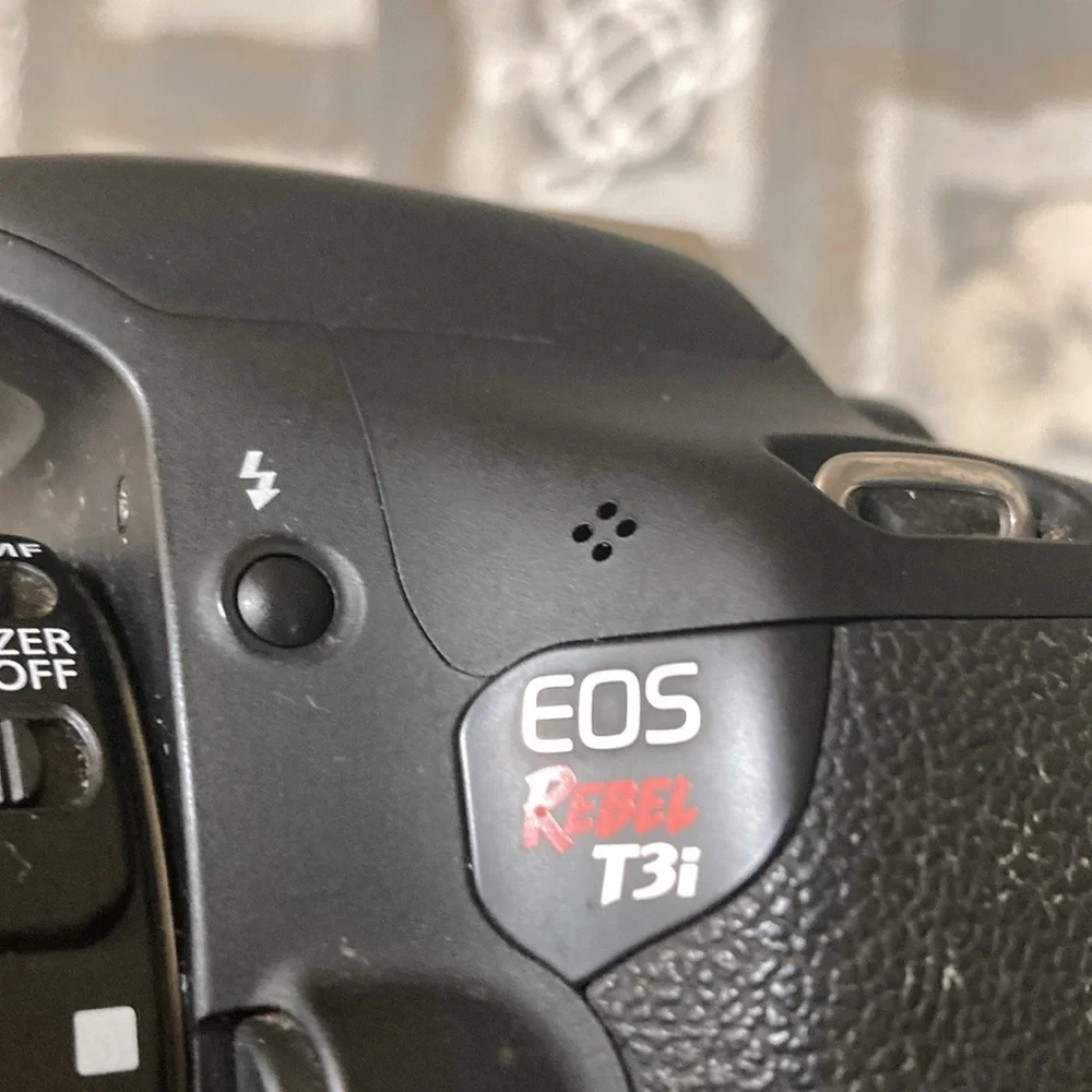 Canon Black Digital Camera with Wide-Angle Lens